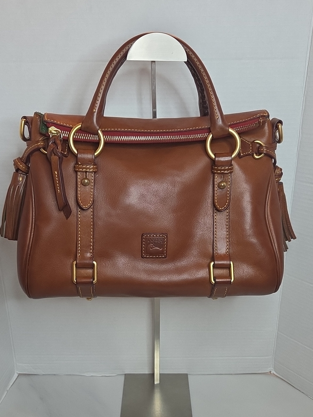 Dooney & Bourke Florentine Satchel Chestnut Brown